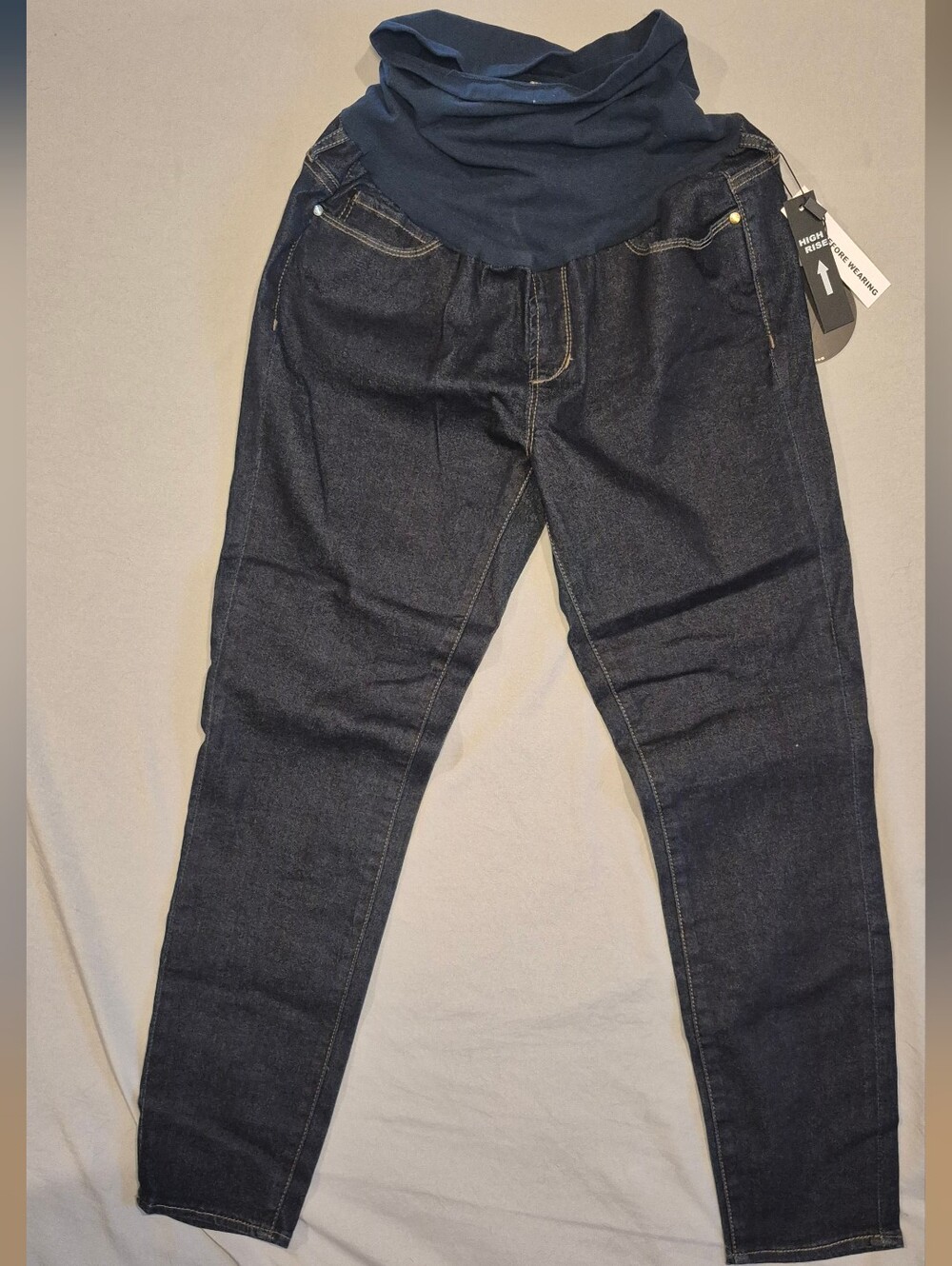Articles Of Society Maternity Dark Blue Stretch Denim Jeans 30